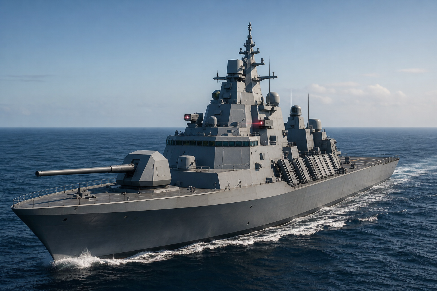 Trump Class Battleship with Real Gun and Lasers