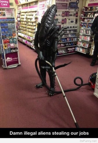 Aliens took our jobs