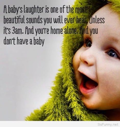 Baby laughter