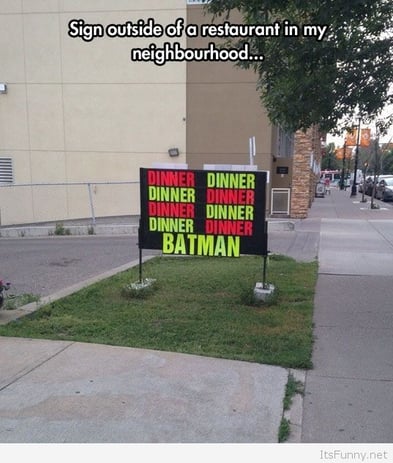 Batman-sign