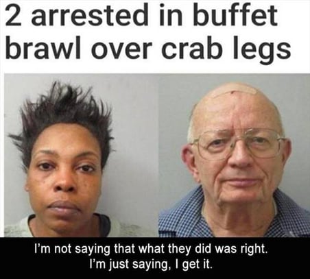 Buffet Line Fight