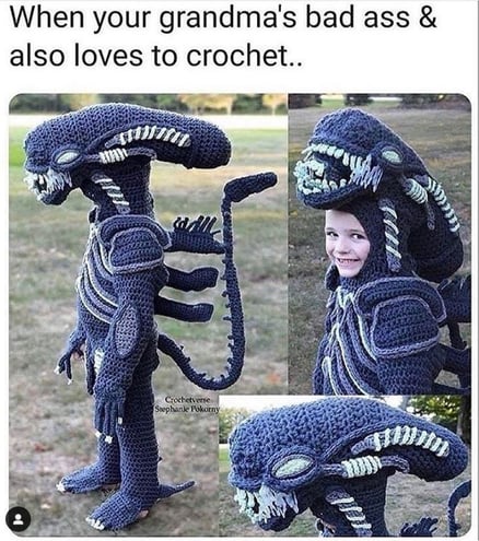 Crochet Alien