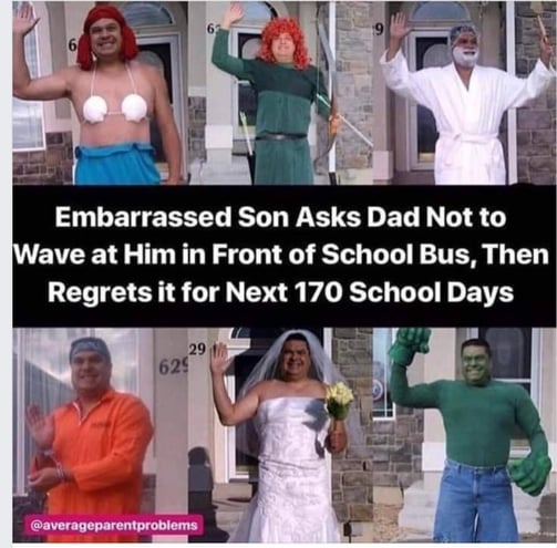 Embarrassed Son
