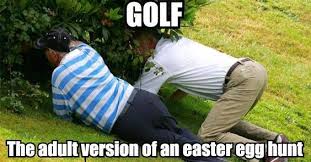 Golf Easter Eggs