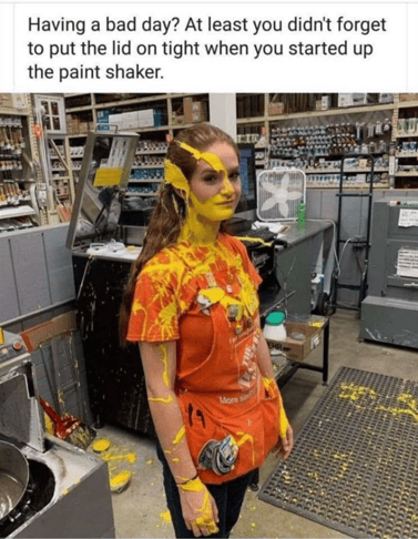 Paint explosion