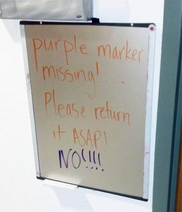 Purple Marker