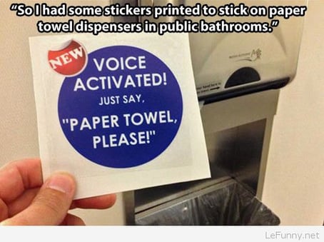 Voice-activated-towel-dispenser…