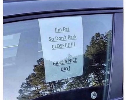 please-do-not-park-too-close